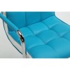 Vibrant turquoise Beauty room or Salon chair. Bella Furniture Chair turquoise BFHC811N