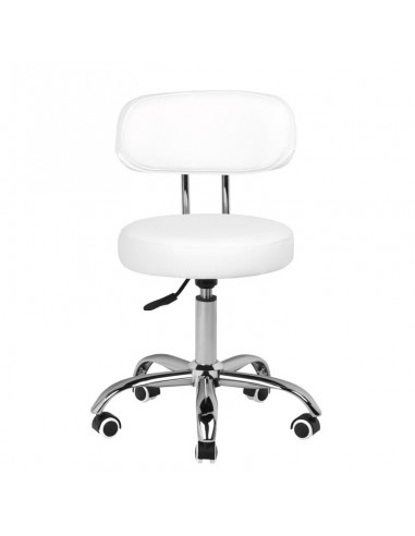 Cosmetic stool for pedicure a-007 white