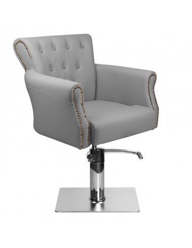 Hair system barber chair ber 8541 gray