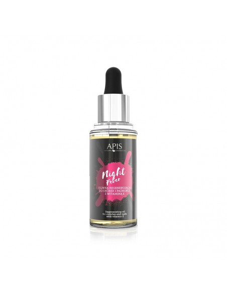 Apis night fever regenerating oil for cuticles and nails with vitamin E, 30 ml