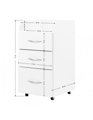Combi cabinet ii white