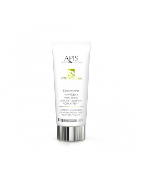 Apis hydro evolution extremely moisturizing gel mask with pear and rhubarb aquaxtrem ™ 200ml