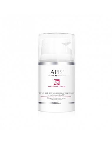 Apis secret of youth, a filling and smoothing eye serum with a 50ml linefill complex