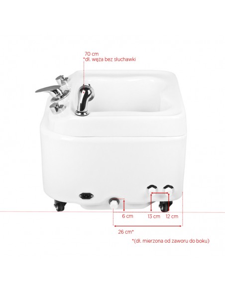 Azzurro tray for pedicure with hydromassage a023