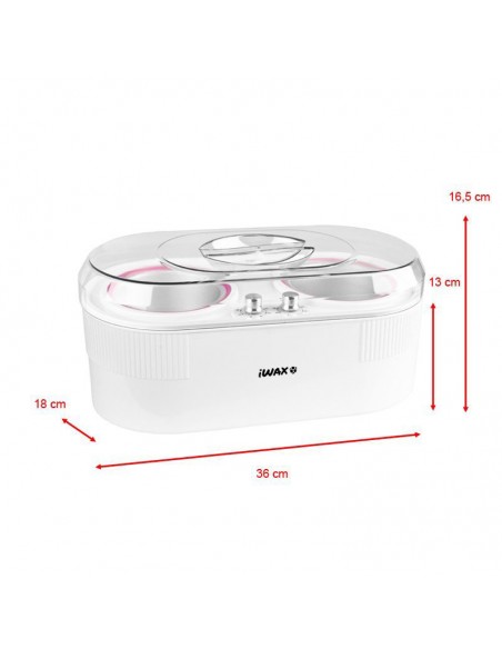 Wax heater 2in1 can 400ml + 800ml 350w