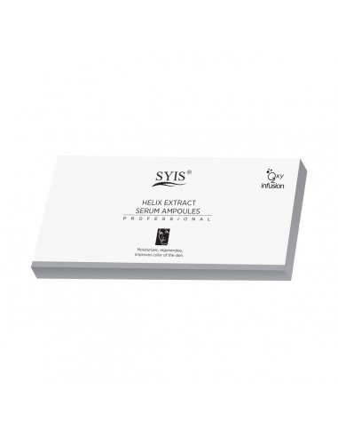 Syis ampoules with snail slime helix extract serum 10x3ml