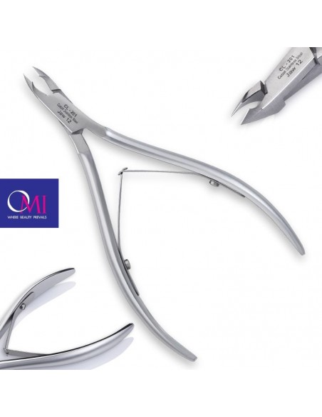 Omi pro-line clippers cl-201 cuticle nippers jaw12 / 4mm lap joint