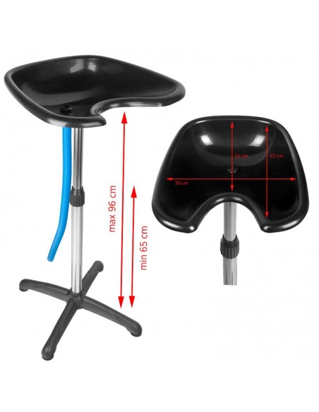 Gabbiano portable hairdressing wash unit on a stand 128 