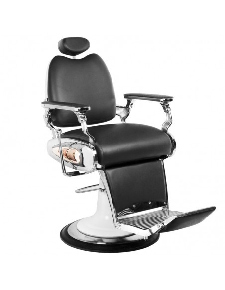 Gabbiano black moto style barber chair