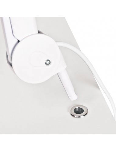 Inox tube magnifier lamp holder