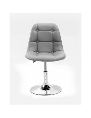 Grey Swivel Chairs for beauty salons. Beautiful grey swivel chairs Ireland. Bella furniture Ireland Grey Chair BFHC1801N
