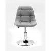 Grey Swivel Chairs for beauty salons. Beautiful grey swivel chairs Ireland. Bella furniture Ireland Grey Chair BFHC1801N