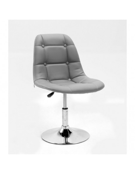 Grey Swivel Chairs for beauty salons. Beautiful grey swivel chairs Ireland. Bella furniture Ireland Grey Chair BFHC1801N