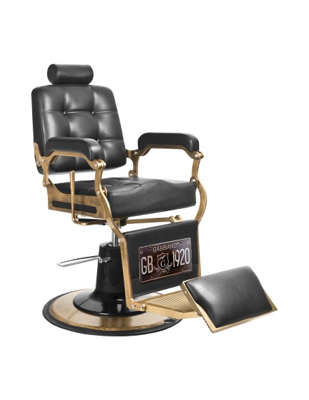 Gabbiano Black Boss Barber Chair