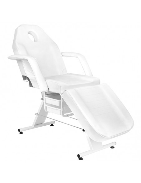 Basic 202 cosmetic chair with trays white 