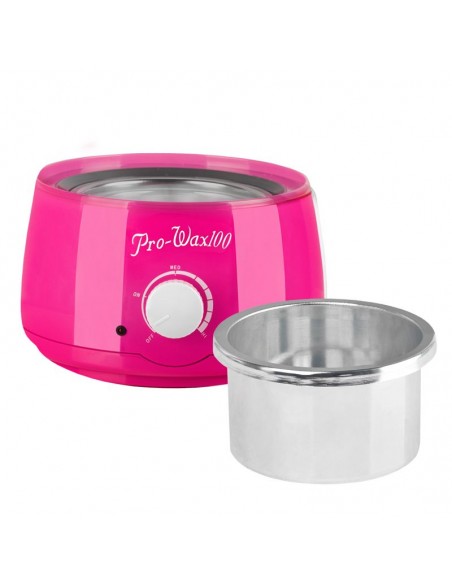 Pro wax warmer 400ml, 100w pink can