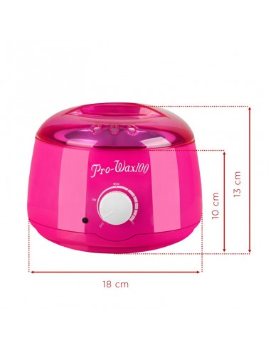 Pro wax warmer 400ml, 100w pink can