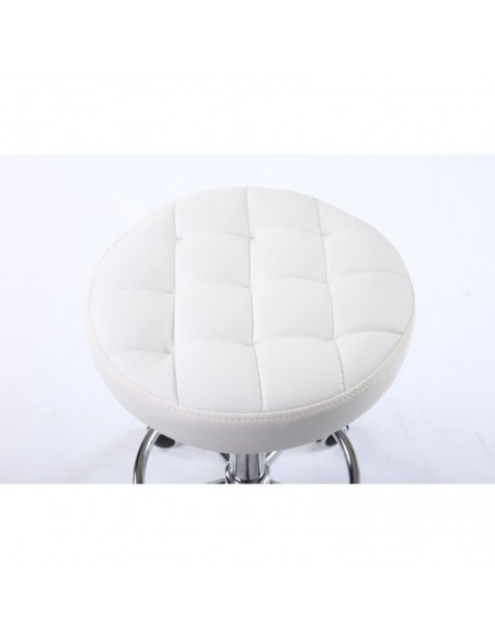 White Stools for beauty salons. White Stools for hairdresser. Salon stools Ireland. Stool White BFHC635