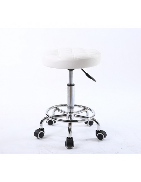 White Stools for beauty salons. White Stools for hairdresser. Salon stools Ireland. Stool White BFHC635