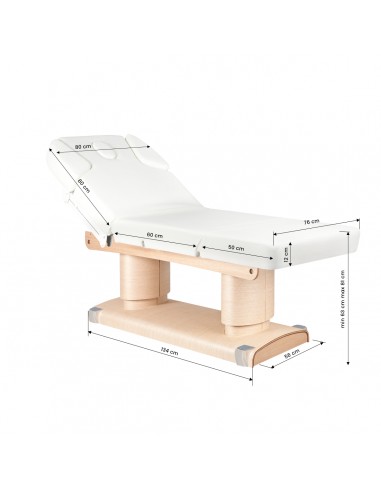Spa cosmetic bed azzurro 838 4 strong. heated