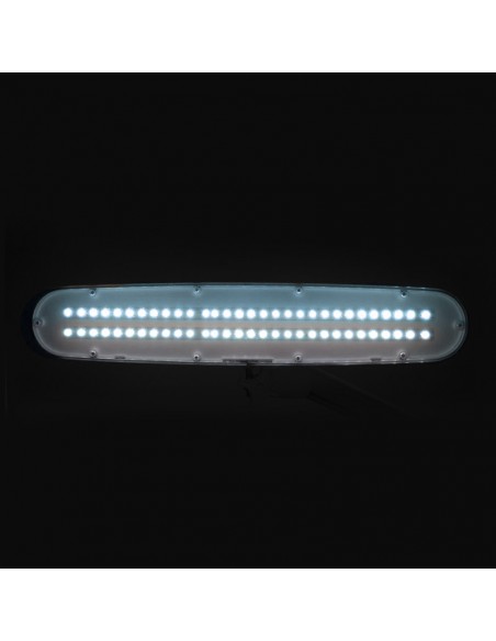 Elegant LED workshop lamp 801 l with a vice reg. white light intensity
