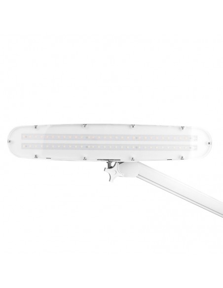 Elegant LED workshop lamp 801 l with a vice reg. white light intensity