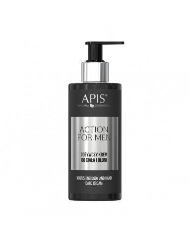 Apis action for men - nourishing body and hand cream 300ml