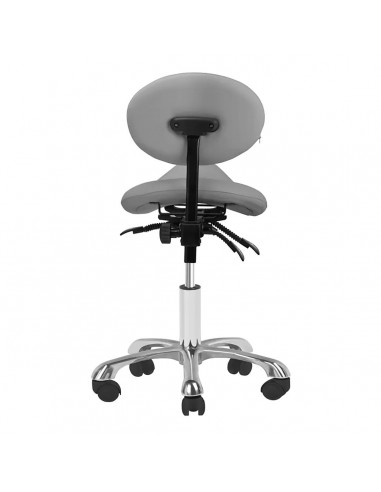 Cosmetic stool 1025 gray giovanni