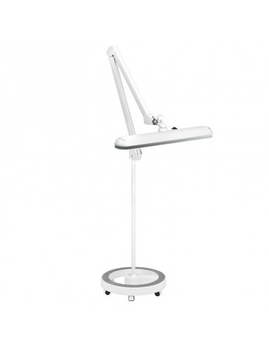 Elegant 801-s LED workshop lamp with a standard white tripod
