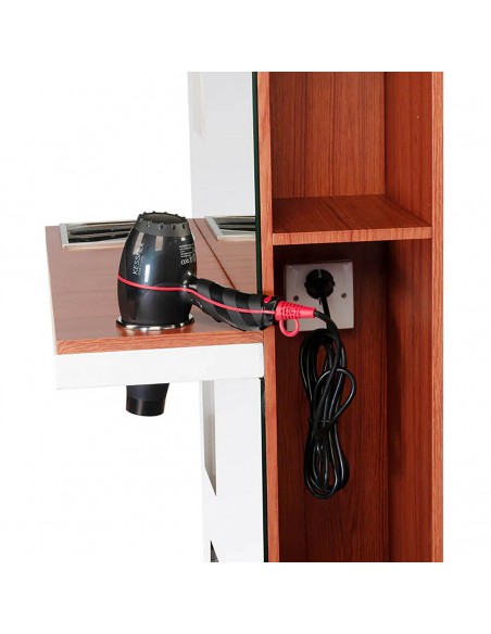 Gabbiano hairdressing console b058 cherry