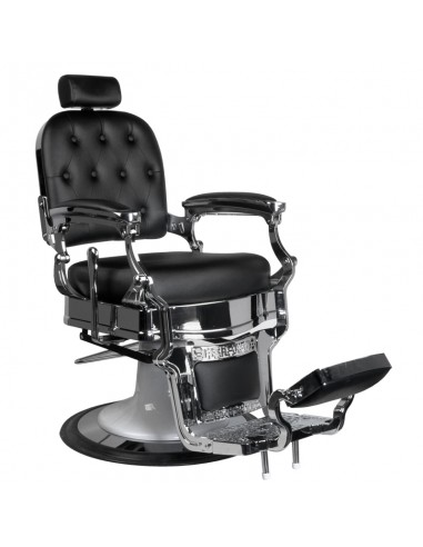 Gabbiano Ernesto barber chair in black