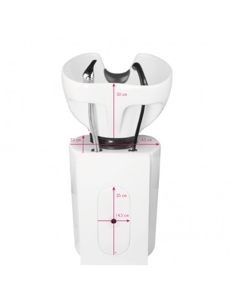 Gabbiano Hamburg hair wash unit brown  