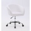 White Salon chairs on wheels for sale Ireland. Chair on wheels white BFHC8326K