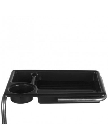 Helper - pedicure stool 16 plus black / white