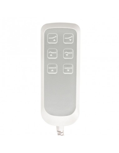 Electric cosmetic chair lux 273b + stool 304 white