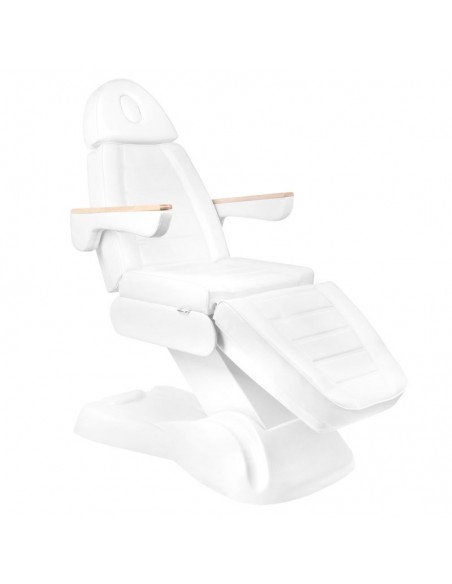 Electric cosmetic chair lux 273b + stool 304 white