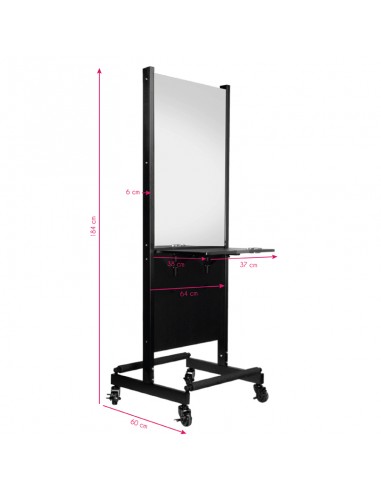 Gabbiano mobile two-sided hairdressing console ra-006