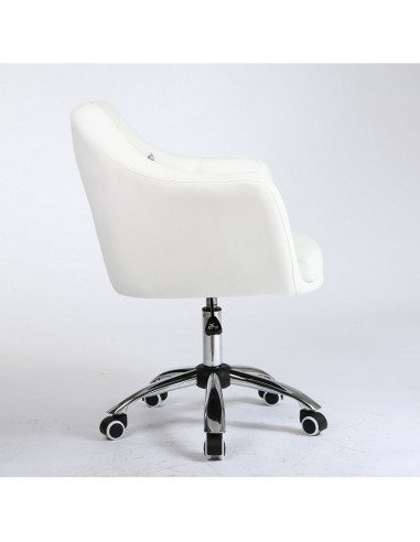 Gas-lift height adjustment. Chair on wheels white BFHC830K