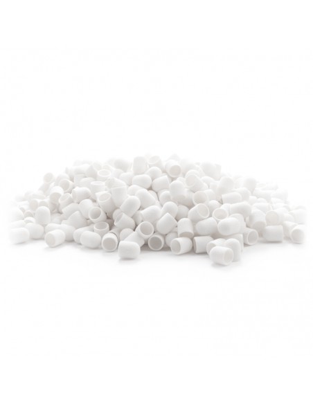 Exo Abrasive cap 10mm / 60 500 pcs hard cap white
