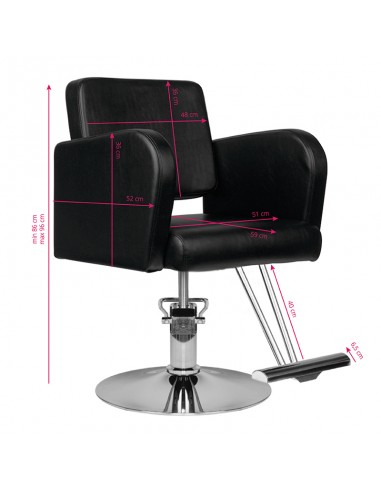 Hair system hairdressing chair hs92 black