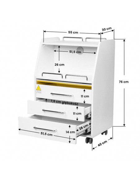 Podiatrist 601 white