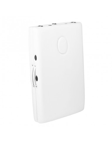 3-section aluminum comfort massage table, white