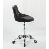 Black Gas lift chairs for beauty salons in Ireland. Black Chairs for hairdressers. Chair on wheels black BFHC949K