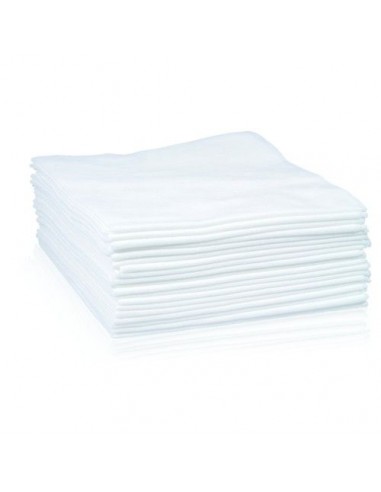 Disposable surgical scarves, 20 pcs. 70x40 cm, white wave