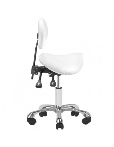 Cosmetic stool 1025 white giovanni