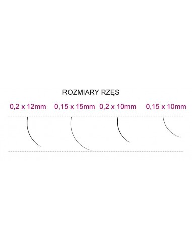 Syis - eyelashes j 0.20x 10mm 0.25g