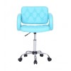 Bells furniture Turquoise chairs on wheels in Ireland. Stylish turquoise Chairs on wheels bella furniture