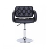 Bella furniture black chairs in Ireland. Unique salon chairs BFHC8403N