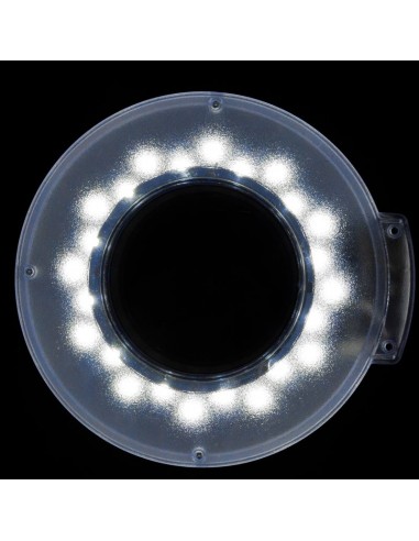 Set of armchair 210 + led magnifier lamp S5 + stool 302