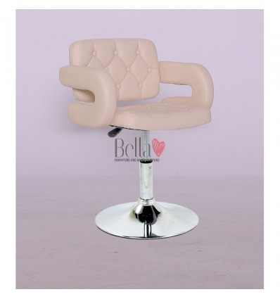 Bella Furniture Cream chairs in Ireland. Unique salon chairs BFHC8403N. bella furniture Ireland